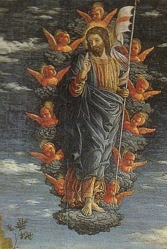 アンドレア・マンテーニャ　『キリスト昇天』 ウフィツィ美術館