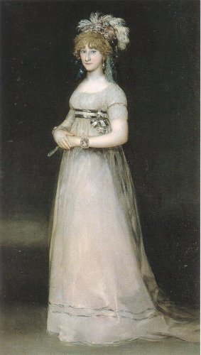 フランシスコ・デ・ゴヤ　『チンチェン伯爵夫人マリア・テレザの肖像』