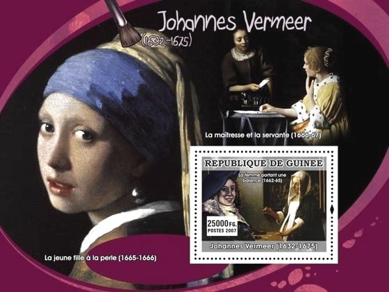 フェルメールの最も有名な作品のひとつで、北欧のモナリザと称される傑作『真珠の耳飾りの少女』。別名、青いターバンの娘とも呼ばれる本作において最も特徴的な、黒色で統一される背景に鮮明に浮かび上がる少女の瞬間的な表情は、見る者に極めて強烈な印象を与えている。