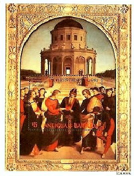 『聖母の結婚 （Sposalizio della Vergine）』　修行期、初期の作品　ラファエロ