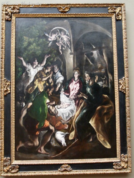 エル・グレコ（El Greco） メトロポリタン美術館　『羊飼いの礼拝（キリスト降誕）』