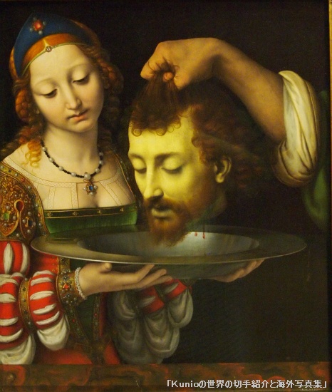 Salome with the Head of Saint John the Baptist, probably ca. 1506-7　　Andrea Solario (Italian, Milanese, active by 1495, died 1524)