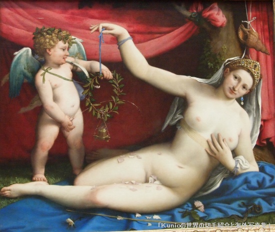 Venus and Cupid, late 1520s｜Lorenzo Lotto (Italian, Venetian, ca. 1480-1556)
