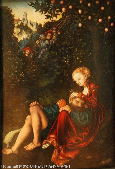 ルーカス・クラナッハ｜「サムソンとデリラ」 ca. 1529