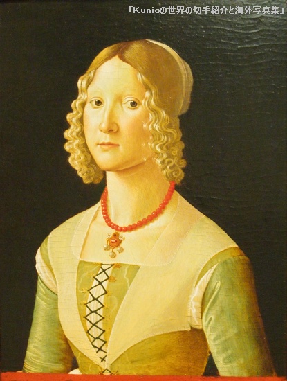 ドメニコ・ギルランダイオ（Domenico Ghirlandaio） ｜『貴婦人の肖像』