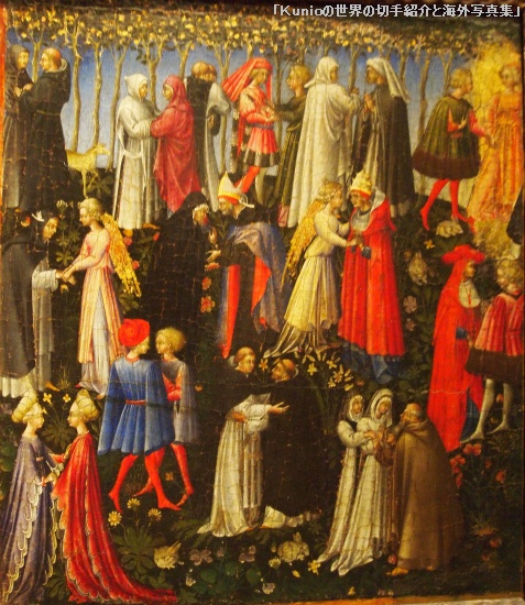 Paradise (predella panel), ca. 1445　ジョヴァンニ・ディ・パオロ・ディ・グラツィア（Giovanni di Paolo di Grazia）