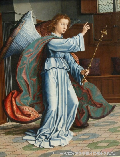 The Annunciation, parts of a polyptych, 1506　Gerard David (Netherlandish) 