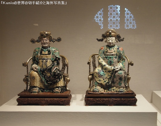 文官・武官相の財神｜中国　磁器　17-18世紀