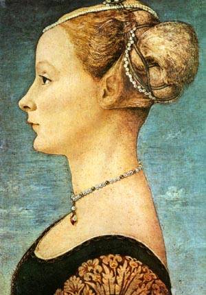 ピエロ・デル・ポッライオーロ『ある女性の肖像』ミラノ、ボルディ・ペッツォーリ美術館