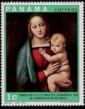 ラファエロ　『大公の聖母』ピッティ美術館（フィレンツェ）