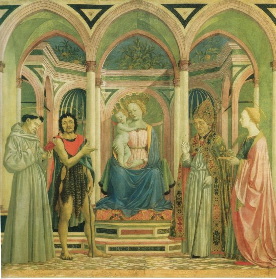 聖ルチア祭壇画　ドメニコ・ヴェネツィアーノ　フレンツェ・ウフィツィ美術館