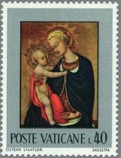 『聖母子』ステーファノ・ディ・ジョヴァンニ（Stefano di Giovanni）