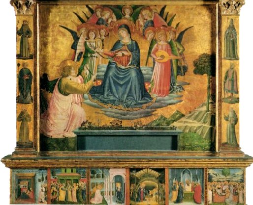 ベノッツォ・ゴッツォリ、本名ベネッツォ・ディ・レーゼ『聖トマスに腰帯を手渡す聖母（腰帯の聖母、チントラの聖母）