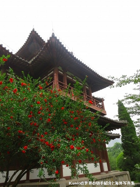 青龍寺の境内　鐘楼