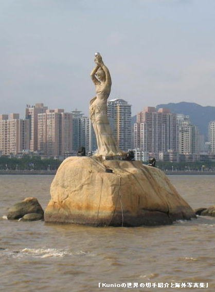 The Statue of Guan Yin, a blend between the traditional images of the bodhisattva Guan Yin and Holy Mary.