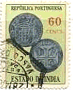 ポルトガル領インドのコイン（COIN）の切手（1959年）