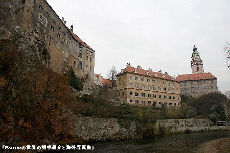 チェスキークルムロフ（世界遺産）の城　チェコ