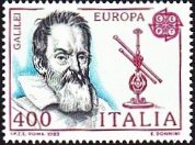 ガリレオと天体望遠鏡（イタリア、1984年）