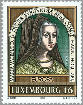 ブルゴーニュのマリー（1457～1482）、マリア・テレジア（1717～1780）　ルクセンブルグ、1996年
