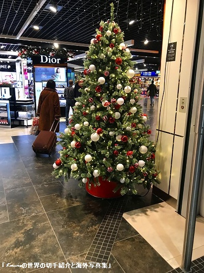 デュッセルドルフ空港　クリスマスツリー