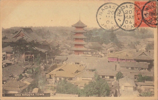 名古屋の市街地風景　1904年