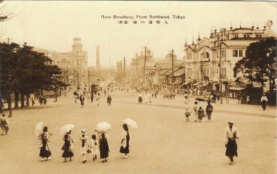 東京上野・広小路　1910年