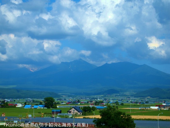 富良野から見る十勝岳