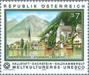 ハルシュタット風景　世界遺産　オーストリア