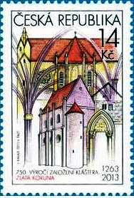 チェコ切手　コルナ修道院750年