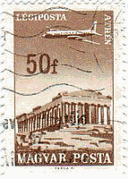 パルテノン神殿（ﾊﾝｶﾞﾘｰ､1966年）　世界遺産　ギリシャ