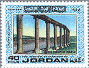古代遺跡ジェラシュの列柱道路　ヨルダン