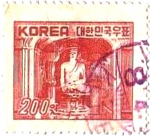 韓国　世界遺産　慶州（キョンジュ）・石窟庵（ソックイラム）の本尊仏