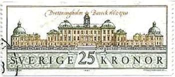 ドロットニングホルム宮殿（Drottningholms slott,ｽｳｪｰﾃﾞﾝ､1991年）　世界遺産