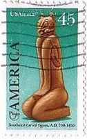 インディアンの彫像（USA、1989年）