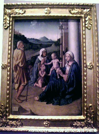 マルコ・パルメッザーノ（フォルリの弟子）　『聖家族、聖エリザベツと少年聖ヨハネ』