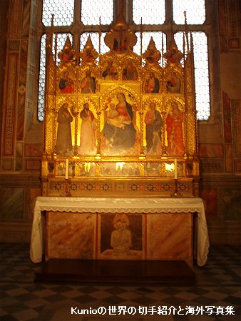 Agnoloガッディ 、Altarpiece 祭壇画 Rinuccini chapel リヌッチーニチャペル 