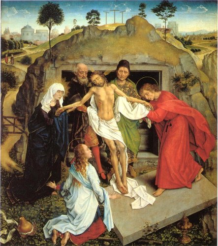 ウェイデン　『キリストの埋葬』　ウフィツィ美術館