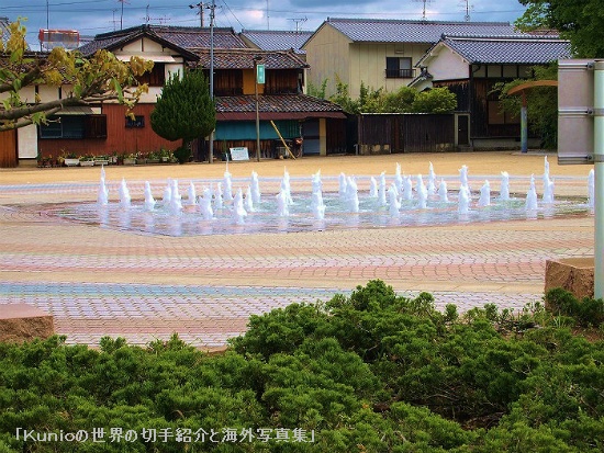 津島神社に隣接するイベント広場