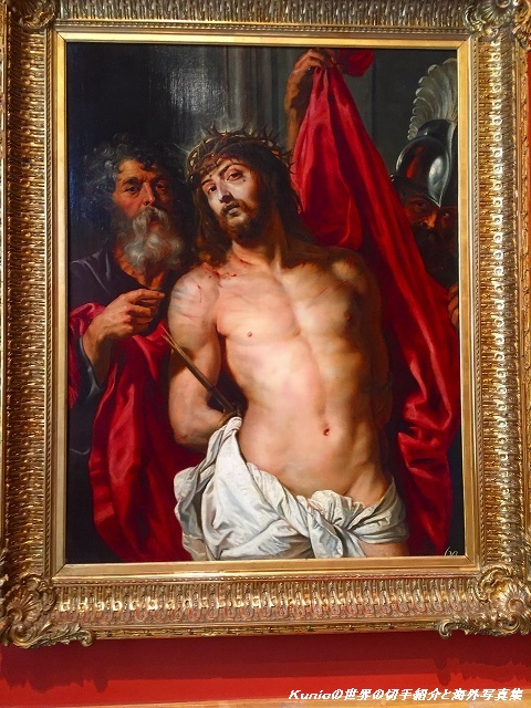 『茨の冠をいただいたキリスト (エッケ・ホモ）』ルーベンス　1612