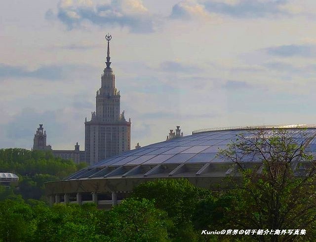 Luzhniki Stadium and Moscow State University 　2018FIFAワールドカップ会場