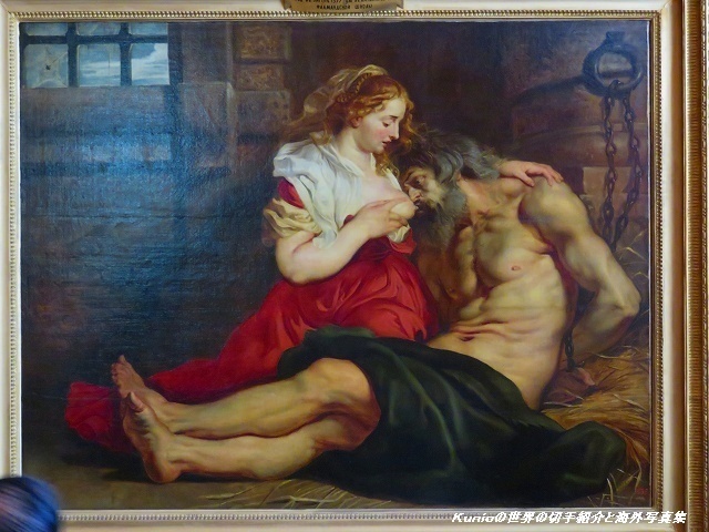 ルーベンス『父親に対するあるローマ人女性の愛』（シモンとペテロ）