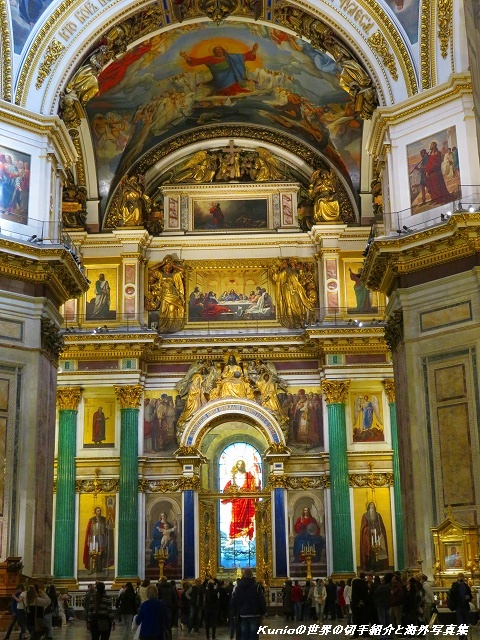 聖イサク大聖堂　主祭壇のイコノタス