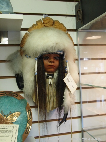 インディアンの頭飾り