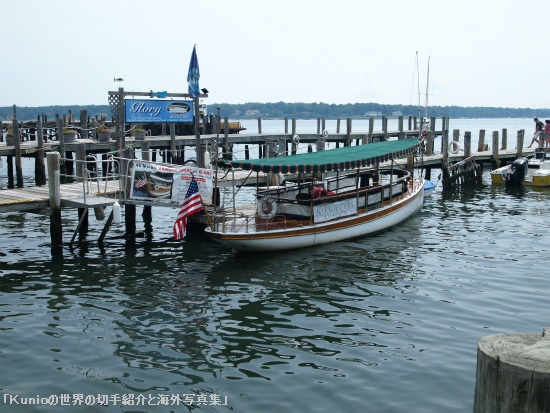 グリーンポート港の観光船