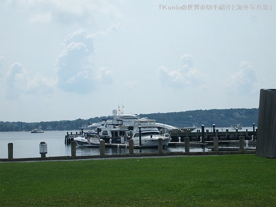 グリーンポート港の観光船