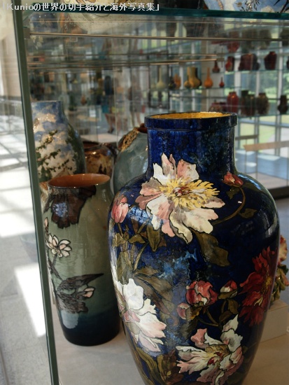 大きな久谷焼風の花瓶