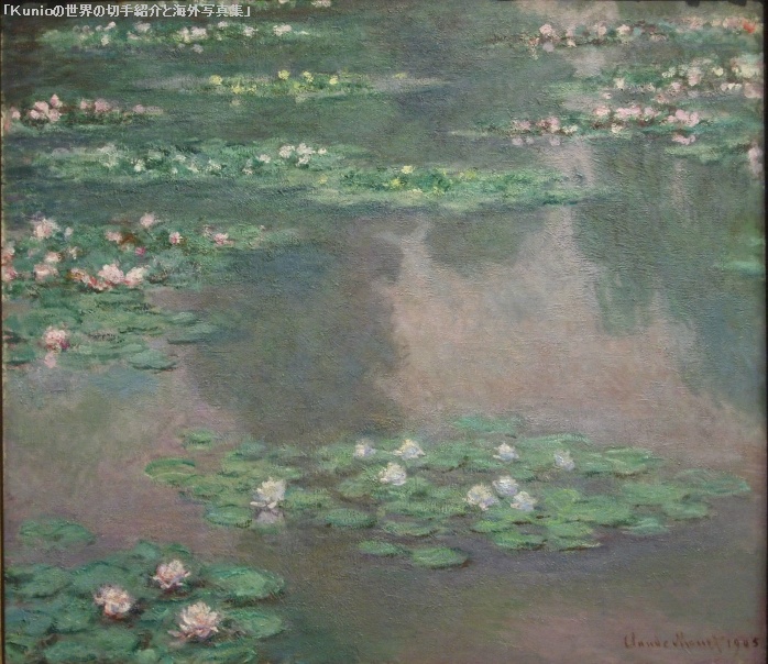 モネの「睡蓮」　ボストン美術館　1905　Water Lilies 