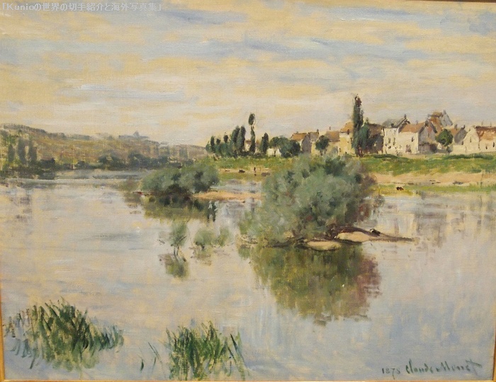 モネ　The Seine at Lavacourt