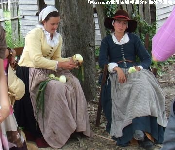 ピルグリムの女性たちの当時の服装