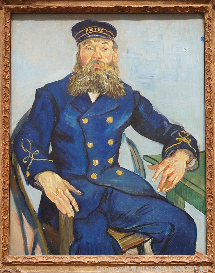 Vincent van Gogh, Portrait of the Postman Joseph Roulin (1841-1903), 1888　ボストン美術館